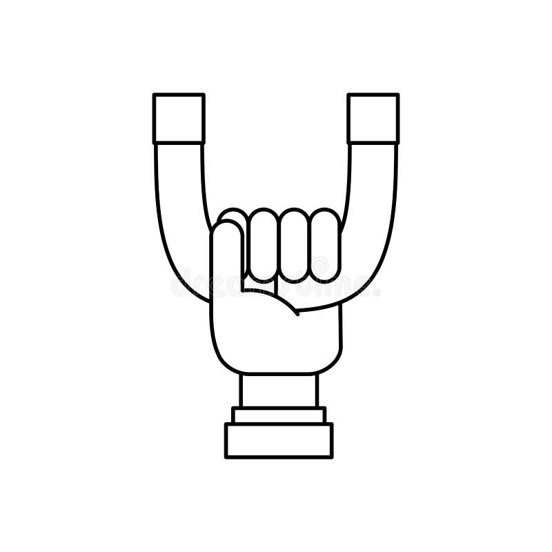 Design izolat al vectorului magnet stock illustration