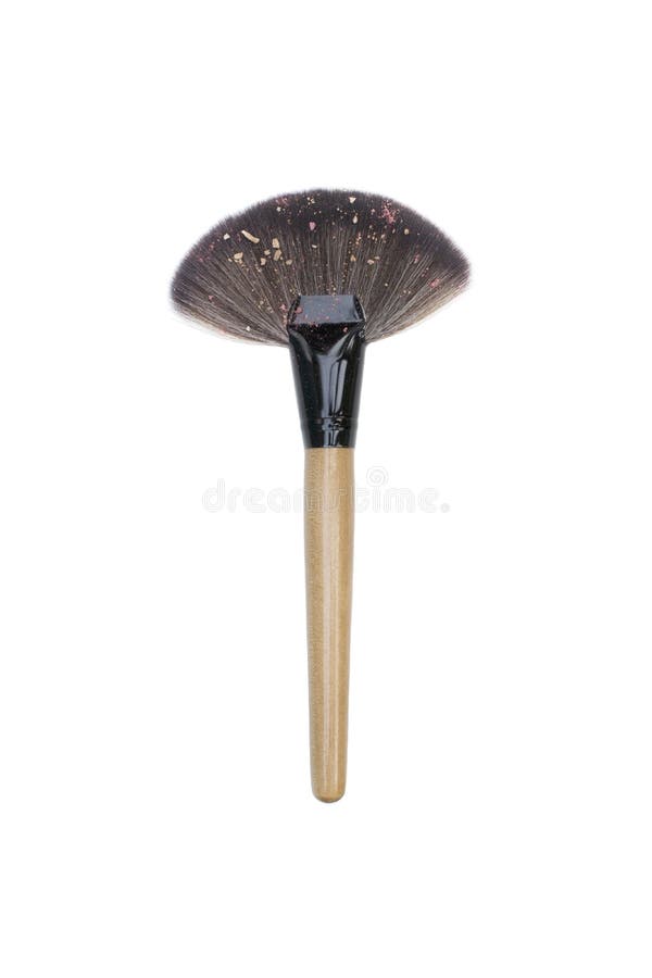 Isolated make up brush for loose powder