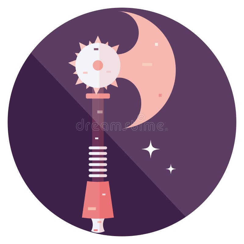 Isolated medieval axe weapon icon Vector royalty free illustration