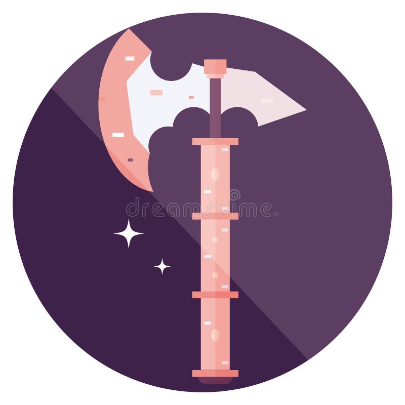 Isolated medieval axe weapon icon Vector vector illustration