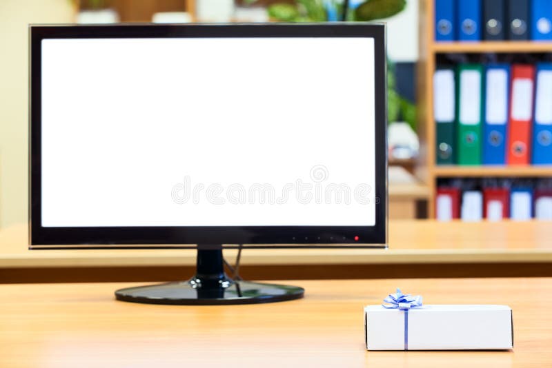 Isolated Monitor and Small Gift Box Stock Photo - Image of commerce, gift: 36699214 Isolated Monitor and Small Gift Box Stock Photo - Image of commerce, gift: 36699214