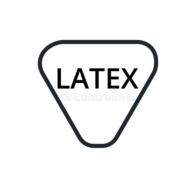 Isolated Monochromatic Latex Symbol. Concept of Packaging Stock Vector Illustration of wearing