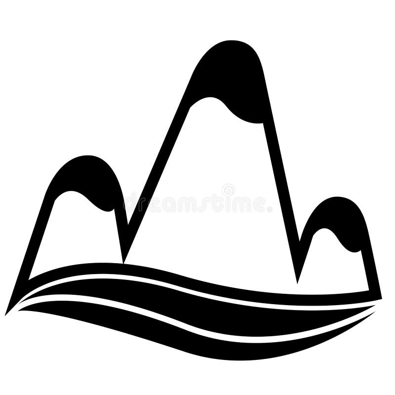 Isolated mountain icon vector illustration