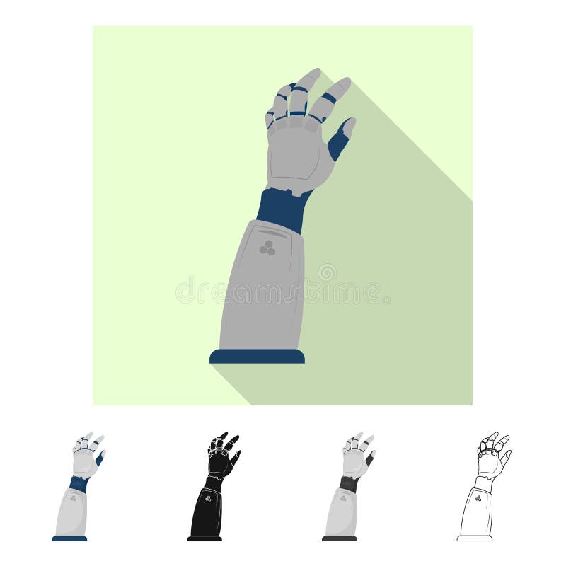 Vector illustration of robot and factory logo. Set of robot and space stock symbol for web. vector illustration