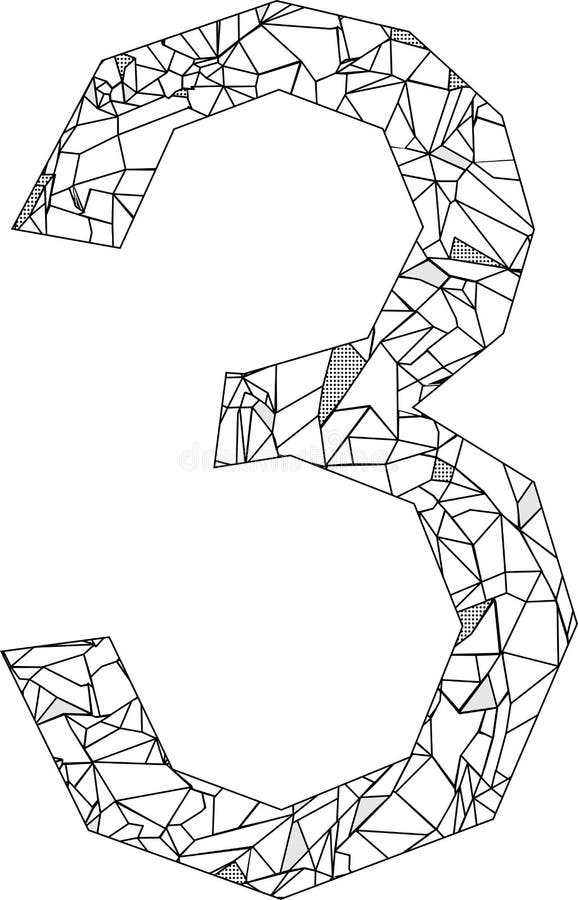 Download Isolated Polygonal Four Number Illustration Mandala ...