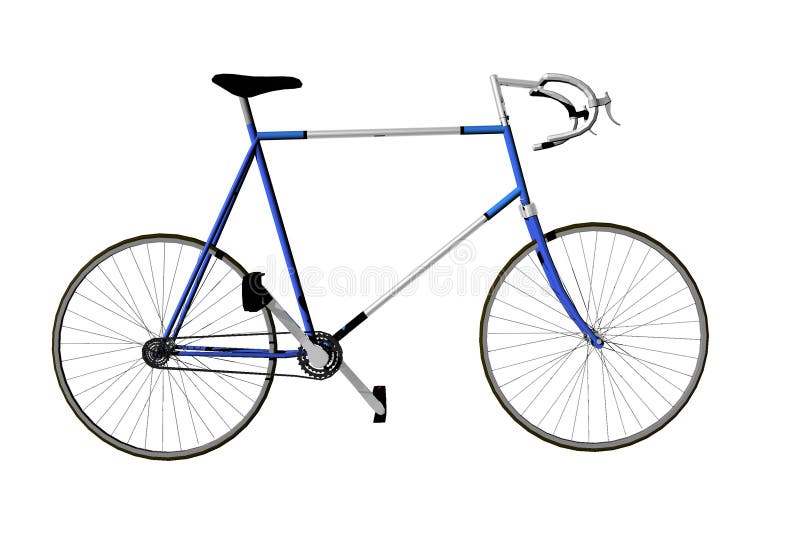 Racing Bike stock illustration. Illustration of logo, bike 6864223