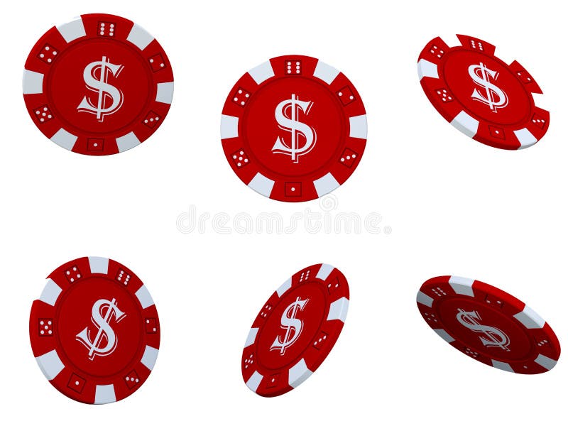 Blank poker chip stock vector. Illustration of isolated 7451979