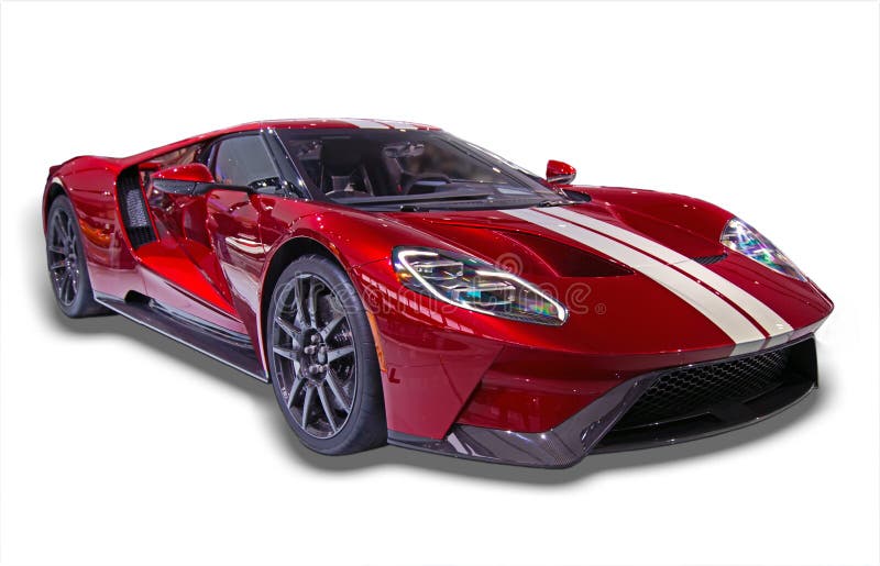 Isolated Red Sports Car stock image. Image of located 87295421