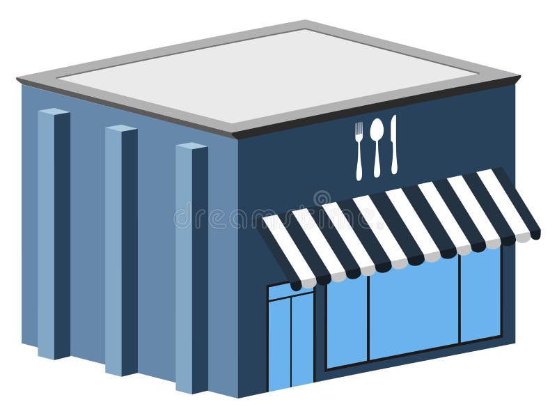 clip art restaurant building