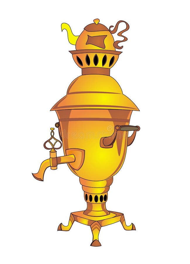 Самовар мультяшный картинки