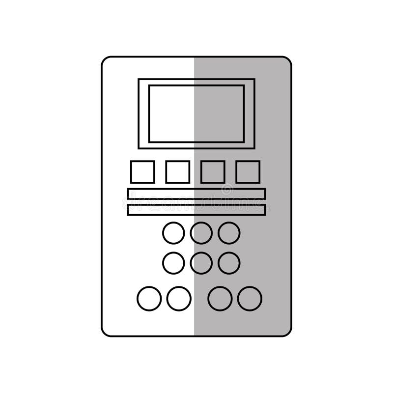 Isolated robot design stock illustration