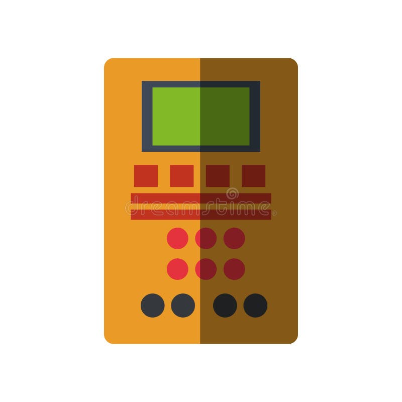 Isolated robot design stock illustration