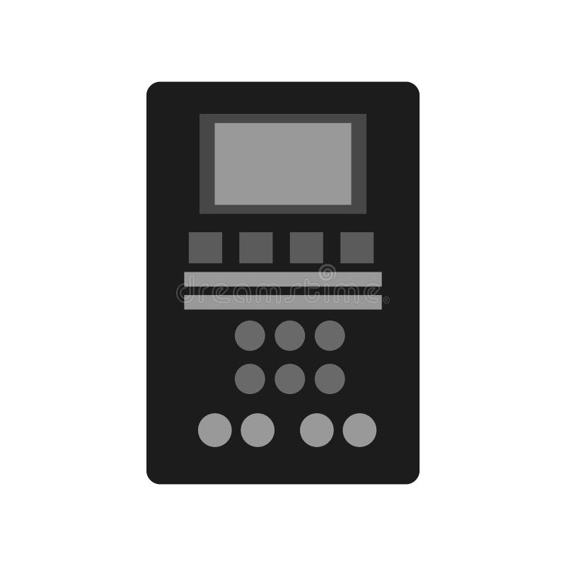 Isolated robot design stock illustration