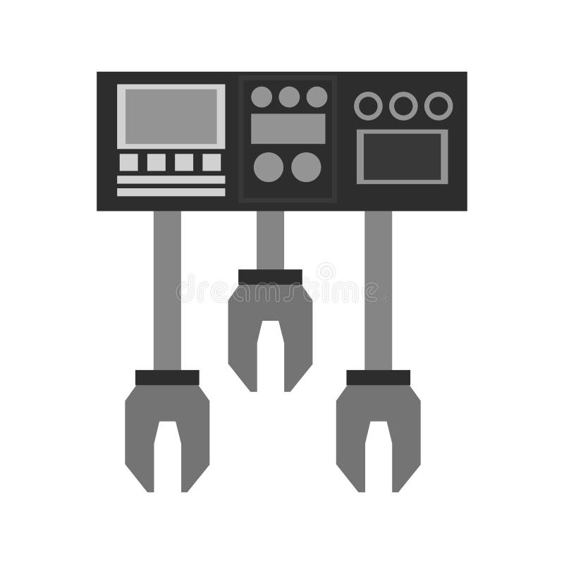 Isolated robot design vector illustration