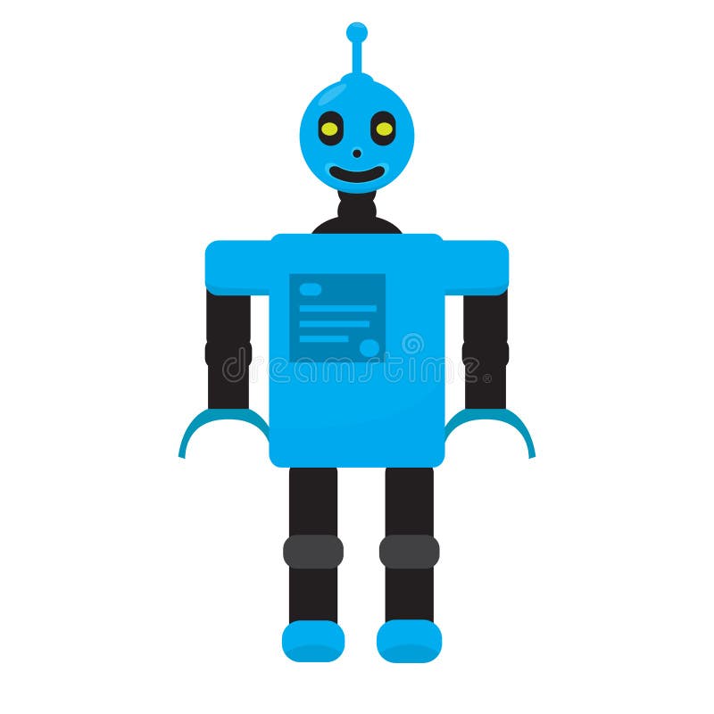 Isolated robot toy - Vector vector illustration Isolated robot toy - Vector vector illustration