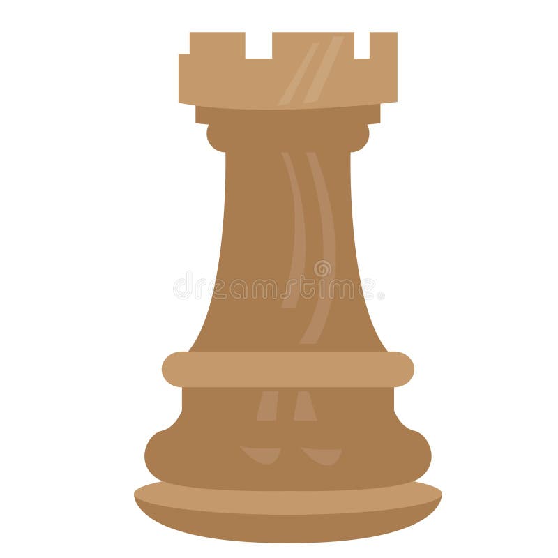 Isolated Rook Chess Piece Icon Stock Vector - Illustration of clipart, chess:  124645833