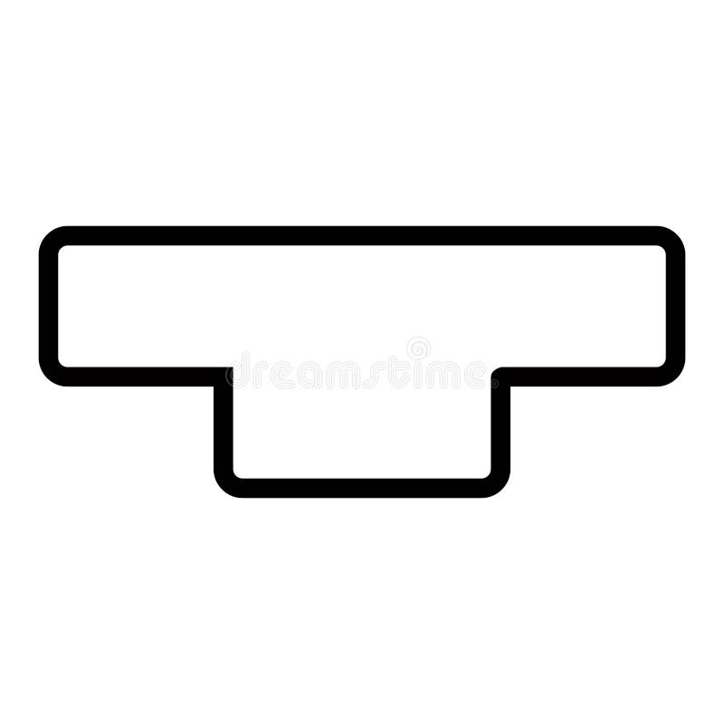 pic Semibreve Rest Sign isolated semibreve rest musical note