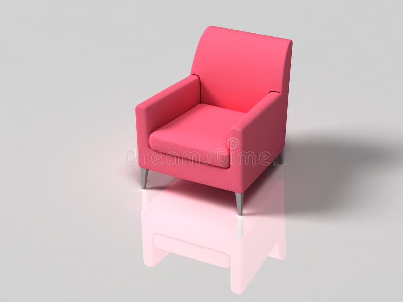 Isolated sofa