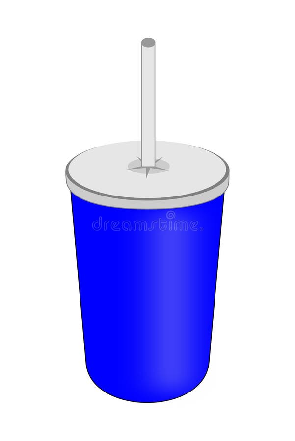 Isolated Soft Drink Cup With Straw Royalty Free Stock Photo Image