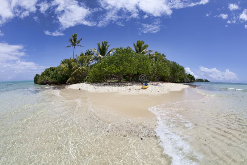 Isolated tropical island, Fiji