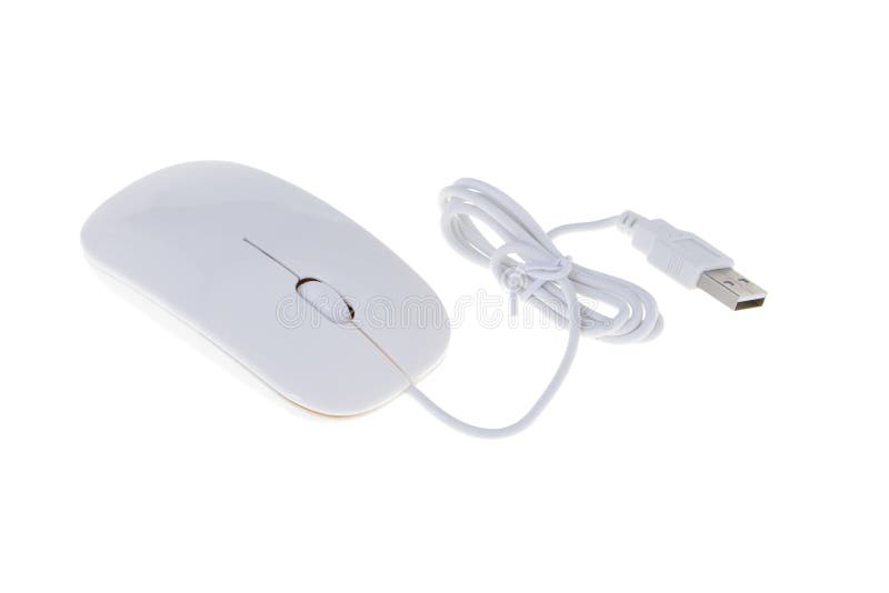 Isolated on white computer mouse. Computer mouse isolated on white