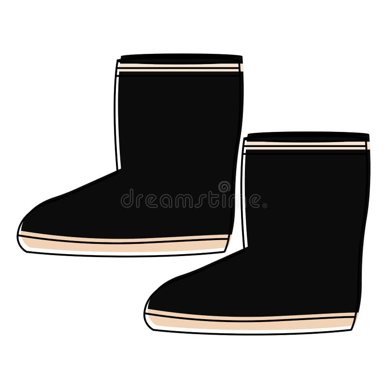 Isolated winter boots icon stock vector. Illustration of fashion ...