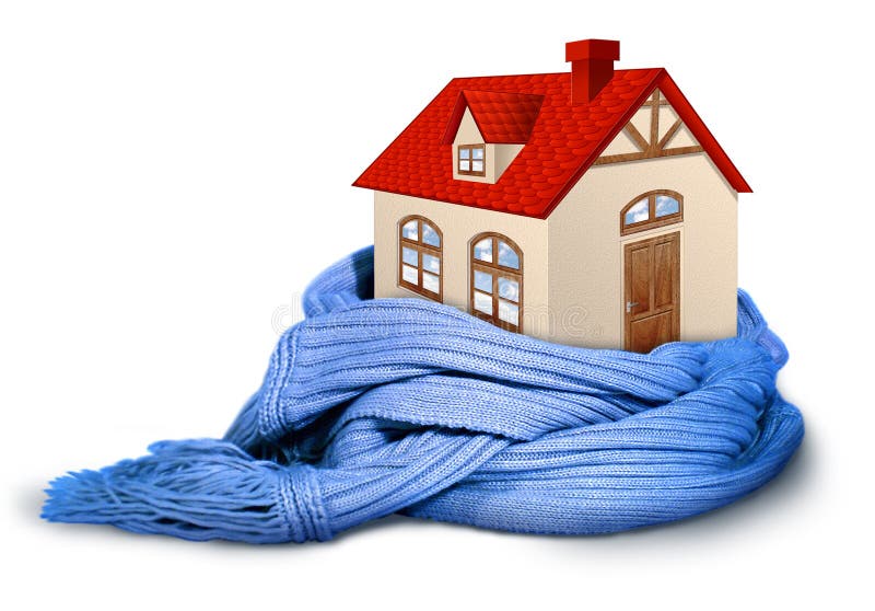 Isolação Home, isolada no branco imagem de stock Isolação Home, isolada no branco imagem de stock