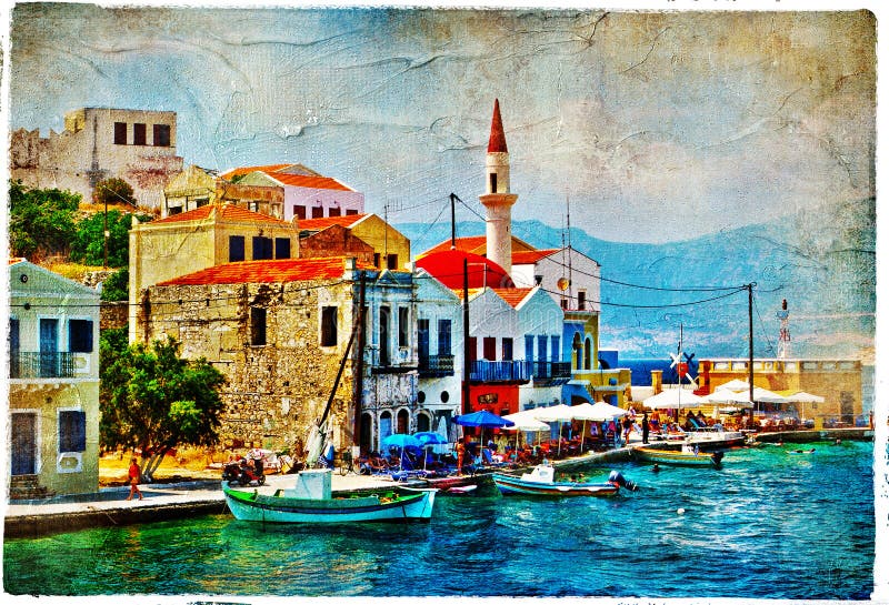 Isole di Prety Grecia fotografia stock libera da diritti Isole di Prety Grecia fotografia stock libera da diritti