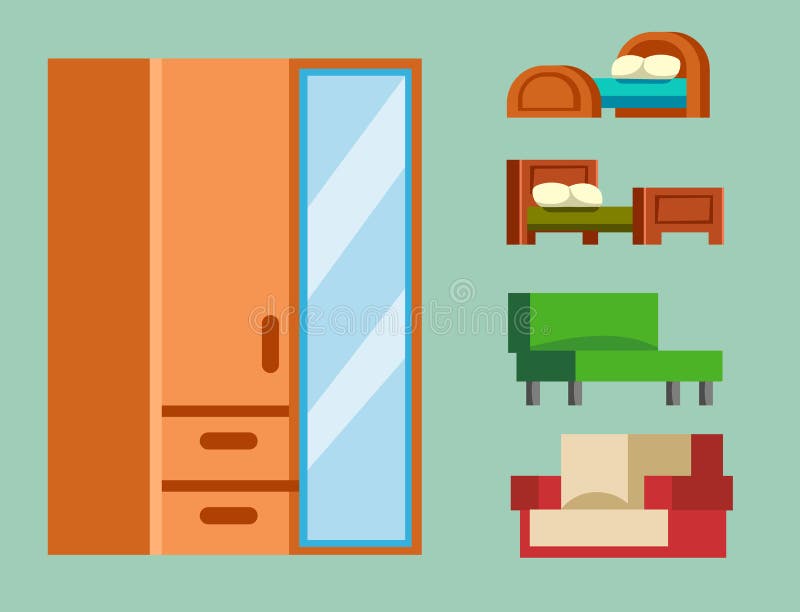 Isoleerde de bank vectorillustratie meubilair binnenlandse het leven eenvoudige de ruimtereeks van het elementen comfortabele bin vector illustratie Isoleerde de bank vectorillustratie meubilair binnenlandse het leven eenvoudige de ruimtereeks van het elementen comfortabele bin vector illustratie