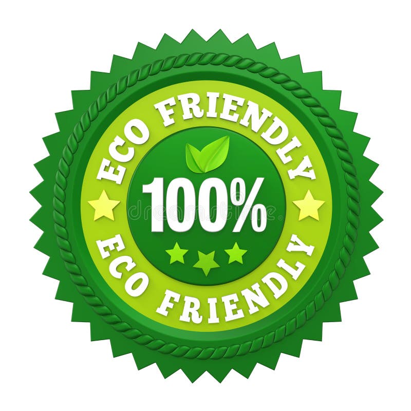 Isolerad Eco vänlig emblemetikett 100%