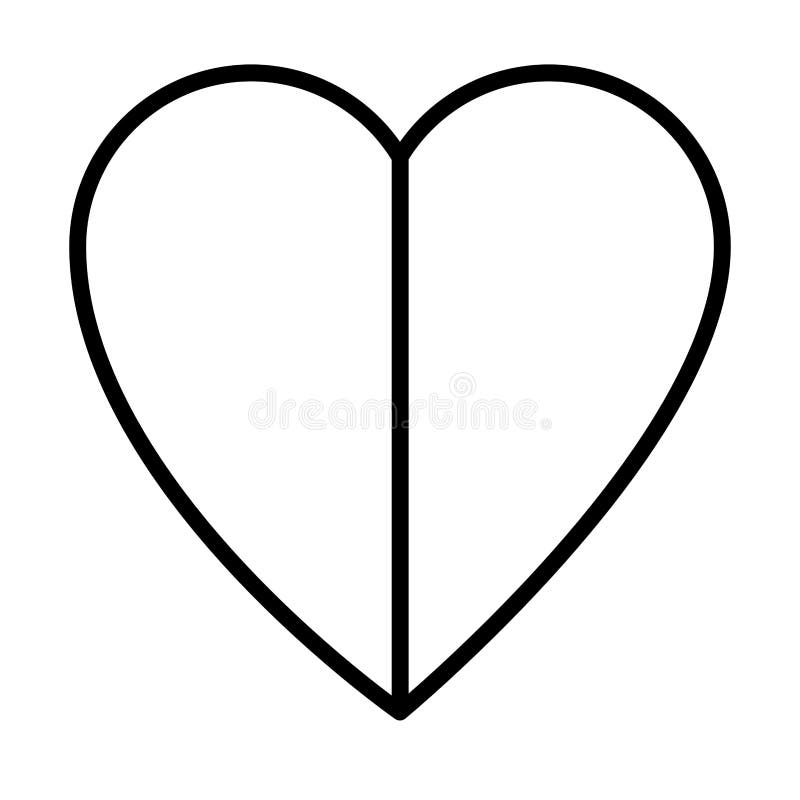 Isolerad symbol för hjärta förälskelse stock illustrationer Isolerad symbol för hjärta förälskelse stock illustrationer