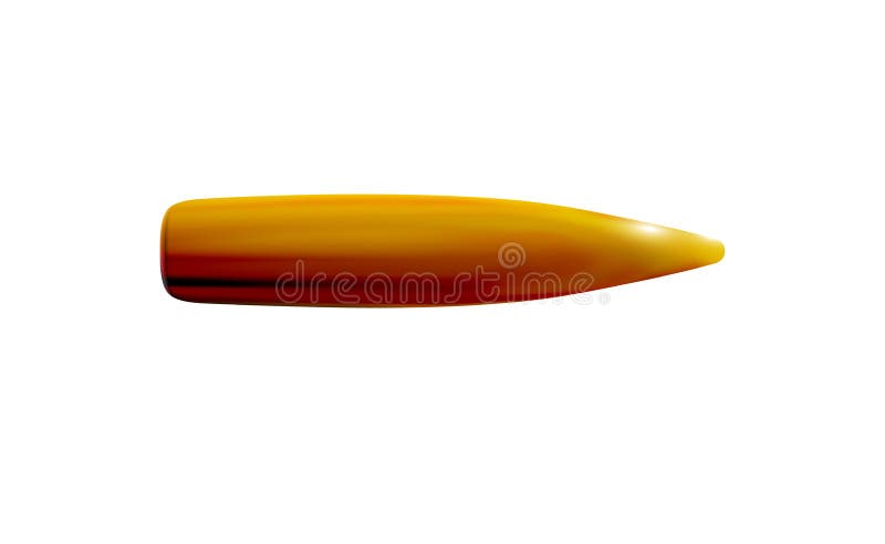 Isolerade guld- kulor Kalashnikov eller gevär, 3d som är realistisk som är guld- eller som är mässings på ljus bakgrund som avfyr vektor illustrationer Isolerade guld- kulor Kalashnikov eller gevär, 3d som är realistisk som är guld- eller som är mässings på ljus bakgrund som avfyr vektor illustrationer