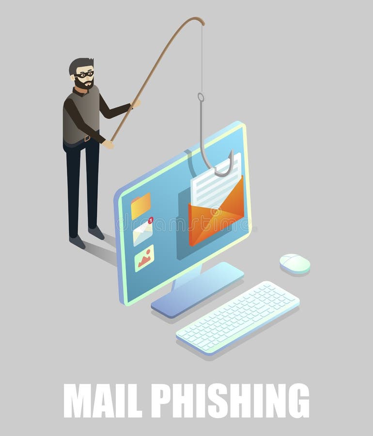 https://thumbs.dreamstime.com/b/isometric-cyber-thief-stealing-email-message-computer-using-fishing-rod-hook-vector-illustration-mail-phishing-hacker-207337417.jpg