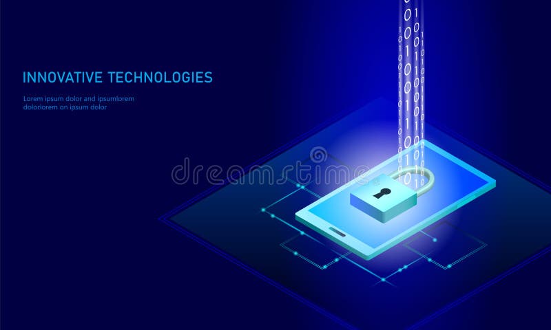 Isometric internet ochrony kędziorka biznesu pojęcie Błękitny rozjarzony isometric informacja osobista dane związku komputer osob ilustracja wektor Isometric internet ochrony kędziorka biznesu pojęcie Błękitny rozjarzony isometric informacja osobista dane związku komputer osob ilustracja wektor