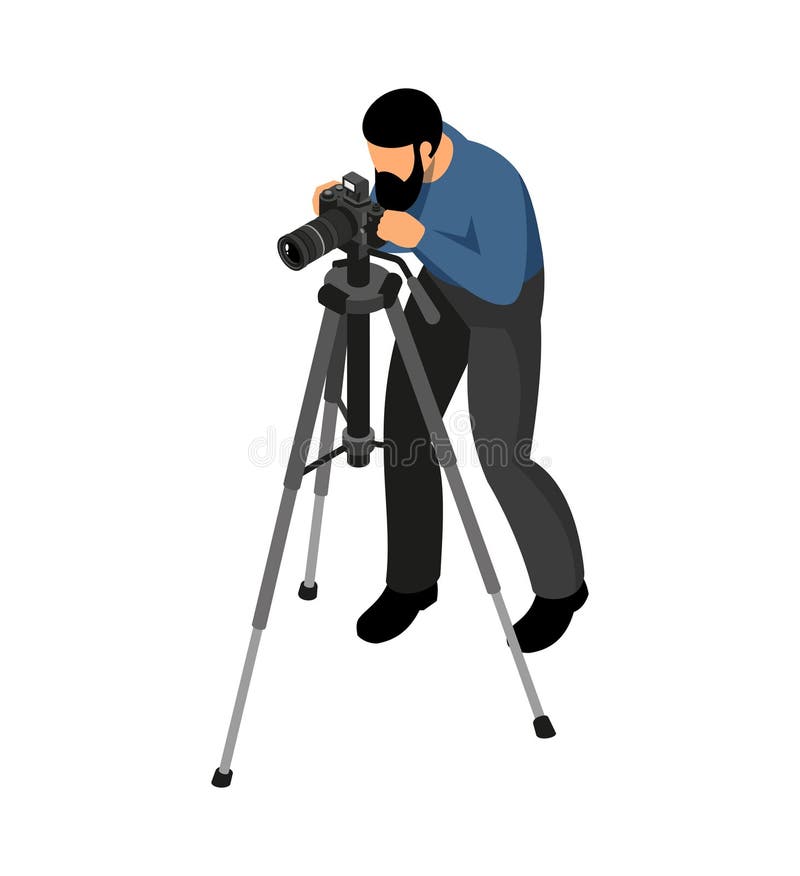 Camera On Tripod Free Clipart