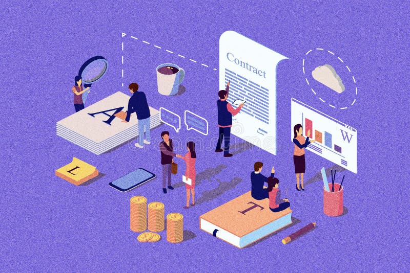 Isometric pojęcie inwestor trzyma pieniądze w pomysłach ilustracji Isometric pojęcie inwestor trzyma pieniądze w pomysłach ilustracji