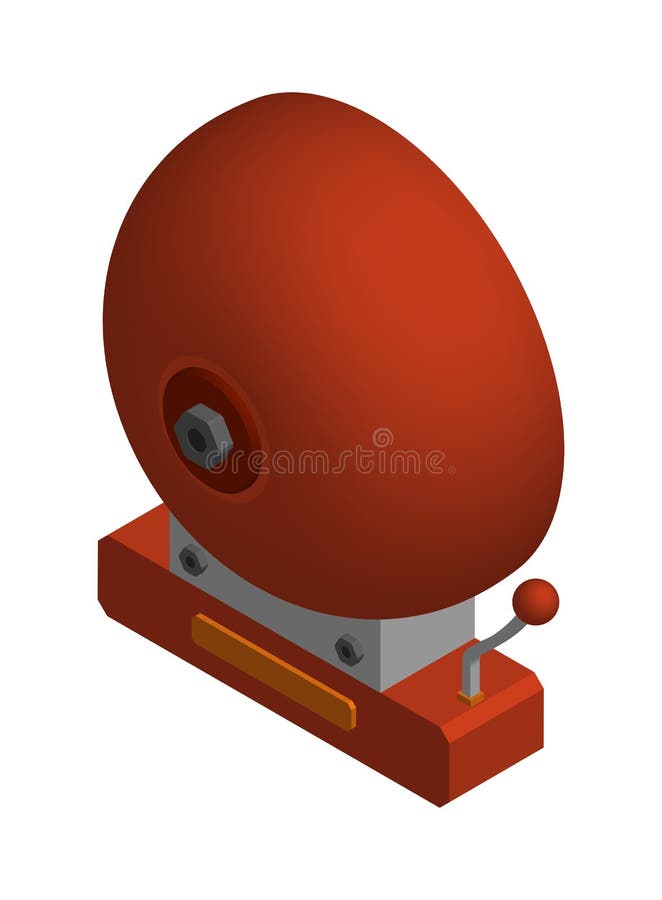 Cartoon Golden School Bell With Noise Sound Vector Flat Illustration Stock  Illustration - Download Image Now - iStock