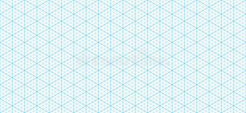 Isometric triangular paper grid pattern background royalty free illustration