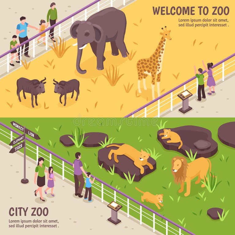 Zoo Banners Stock Illustrations – 1,801 Zoo Banners Stock Illustrations