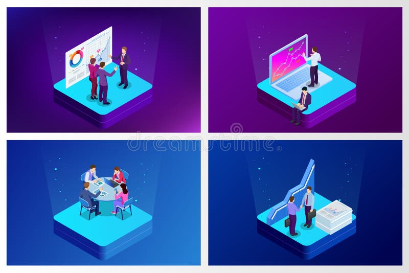 Isometric στοιχεία και επένδυση ανάλυσης Διαχείριση του προγράμματος, επιχειρησιακή επικοινωνία, ροή της δουλειάς και διαβούλευση απεικόνιση αποθεμάτων Isometric στοιχεία και επένδυση ανάλυσης Διαχείριση του προγράμματος, επιχειρησιακή επικοινωνία, ροή της δουλειάς και διαβούλευση απεικόνιση αποθεμάτων