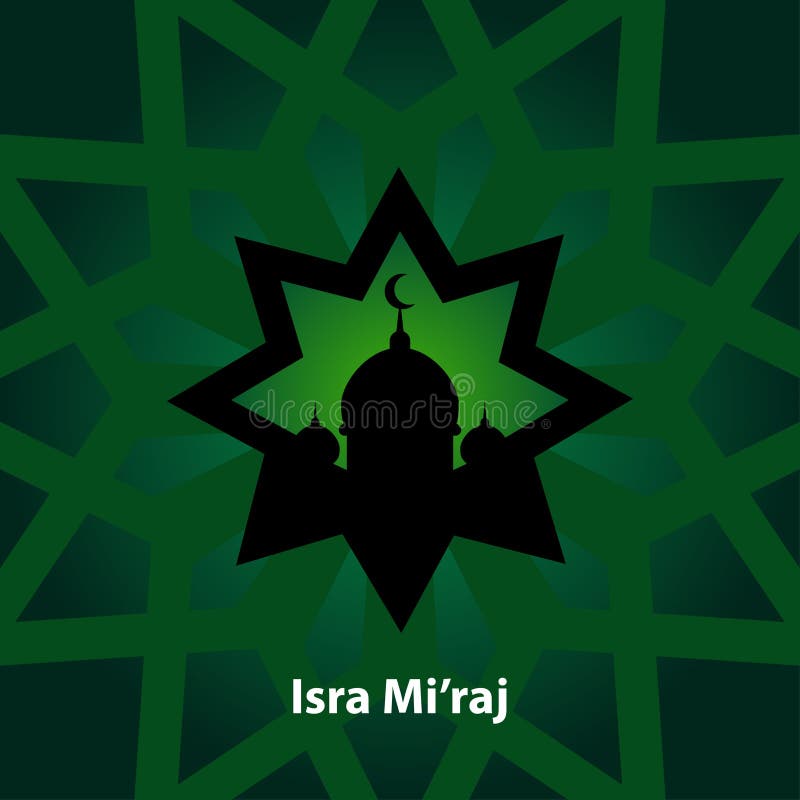 Isra Mi Raj Islamic Vector Design For Banner Or Background Stock Vector Illustration Of Palestine Ramadan 172619812