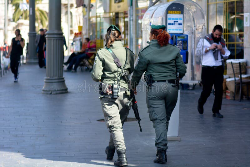 Israel Border Police stock photo Israel Border Police stock photo