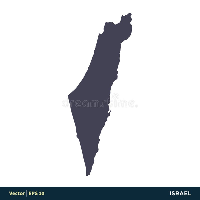Israel - os países de Ásia ou de Europa traçam o vetor Logo Template Illustration Design do ícone Vetor EPS 10 ilustração stock Israel - os países de Ásia ou de Europa traçam o vetor Logo Template Illustration Design do ícone Vetor EPS 10 ilustração stock