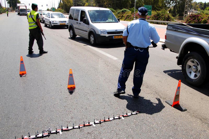 Israel Police royalty free stock photo Israel Police royalty free stock photo