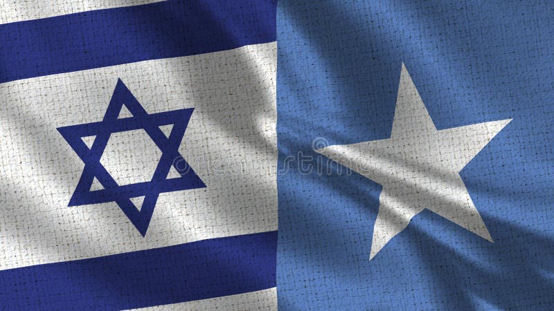 Israel Und Somalia Flagge Zwei Flaggen Zusammen Stockbild Bild Von Gemasert Markierungsfahnen 125145095