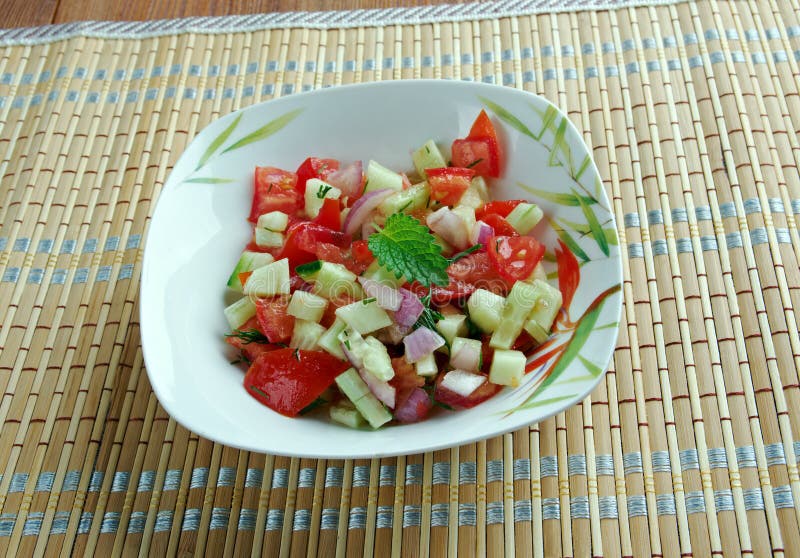 Israeli salad royalty free stock images