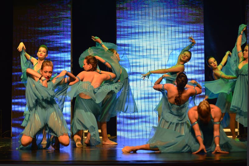 Israelische jugendlich Ballettgruppentänzer stockfoto Israelische jugendlich Ballettgruppentänzer stockfoto