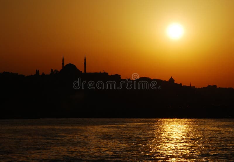 Old city of Istanbul, seen from Gold Horn at sunset. Istanbul (historically Byzantium and Constantinople) is the largest city in Turkey, largest city proper and second largest metropolitan area in Europe, with a population of 12.6 million. Old city of Istanbul, seen from Gold Horn at sunset. Istanbul (historically Byzantium and Constantinople) is the largest city in Turkey, largest city proper and second largest metropolitan area in Europe, with a population of 12.6 million.