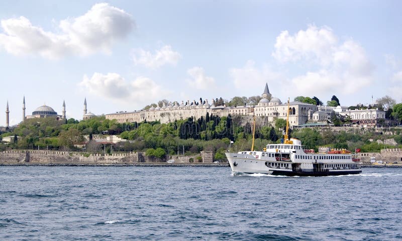 Old city of Istanbul - Turkey. Landmarks; Hagia Sophia Museum, Topkapi Palace. Old city of Istanbul - Turkey. Landmarks; Hagia Sophia Museum, Topkapi Palace.