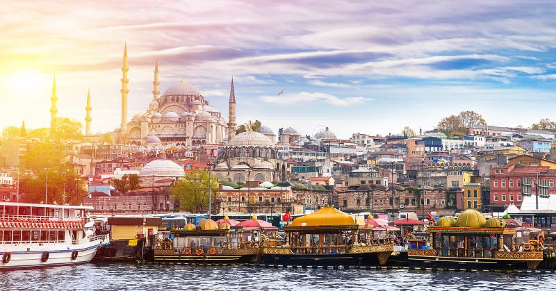 Istanbul the capital of Turkey, eastern tourist city.